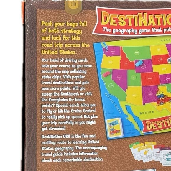Destination, USA, board game ages 8+, between 2 to 5 players, good condition - Picture 3 of 4